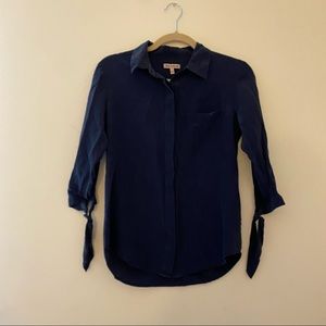 Juicy couture silk blouse